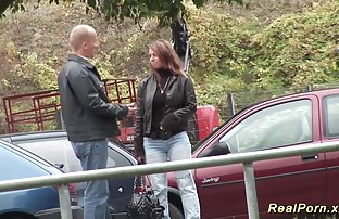 XXX Quay thiêng liêng Thổi kèn từ cô gái tóc vàng